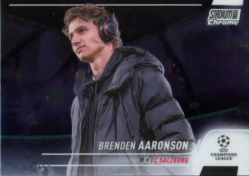 Brenden Aaronson 2021 Topps Stadium Club Chrome UEFA 15