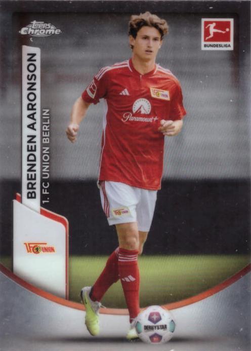 Brenden Aaronson 2023 Topps Chrome Bundesliga