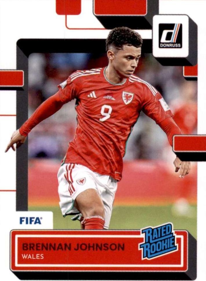 Brennan Johnson 2022 Panini Donruss Soccer 192