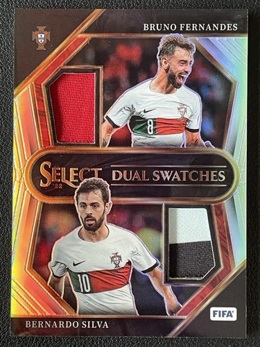 Bruno Fernandes, Bernardo Silva 2022 Panini Select