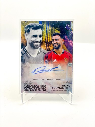 Bruno Fernandes 2025 Topps Chrome /50