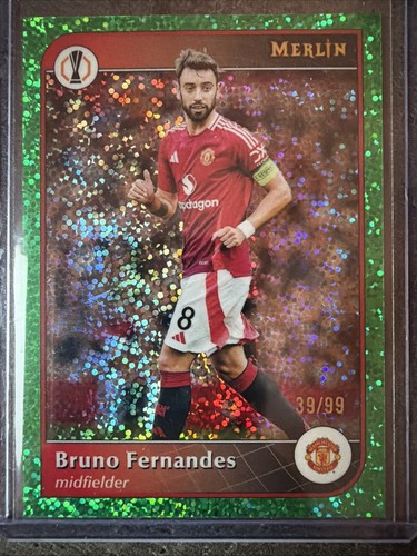 Bruno Fernandes 2024 Topps Chrome Merlin /99