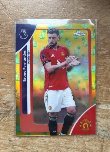 Bruno Fernandes 2026 Topps Chrome Pineapple Blast
