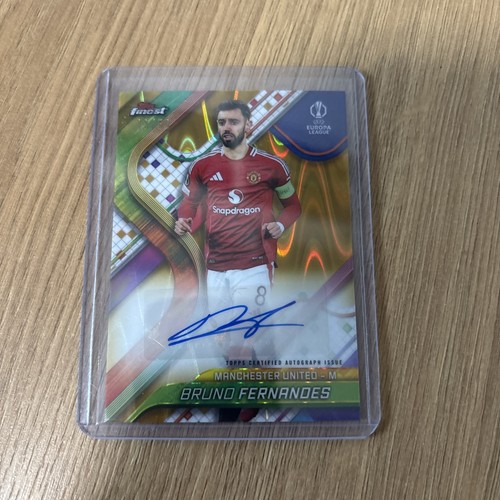 Bruno Fernandes 2024 Topps Finest 13/50