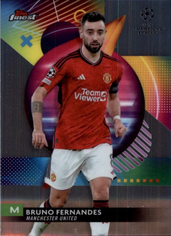 Bruno Fernandes 2023 Topps Finest UEFA Club Competitions