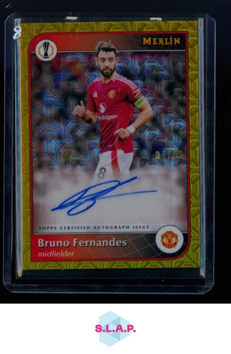 Bruno Fernandes 2024 Topps Merlin Chrome /50