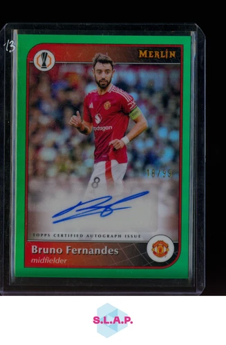 Bruno Fernandes 2024 Topps Merlin Chrome /99
