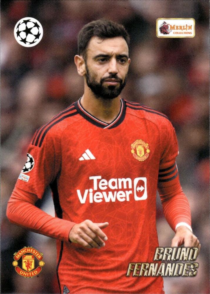 Bruno Fernandes 2023 Topps Merlin Heritage UEFA Club Competitions