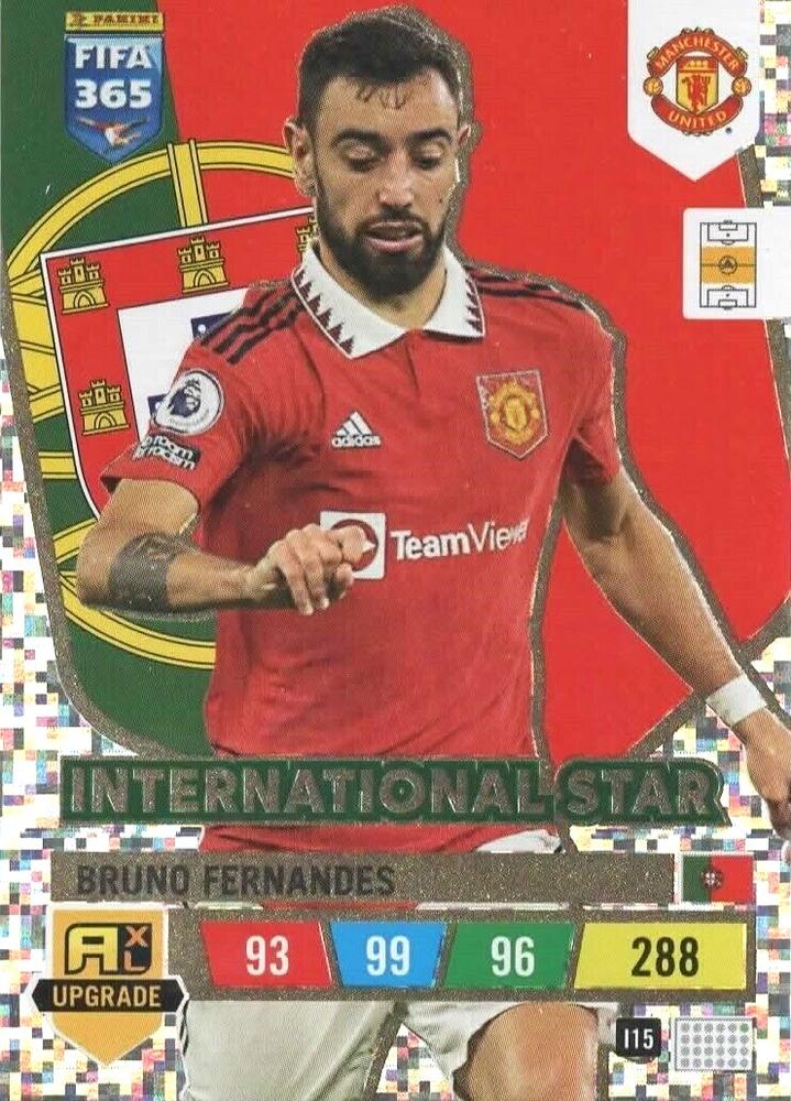 Bruno Fernandes 2023 Panini Adrenalyn XL FIFA 365 Upgrade