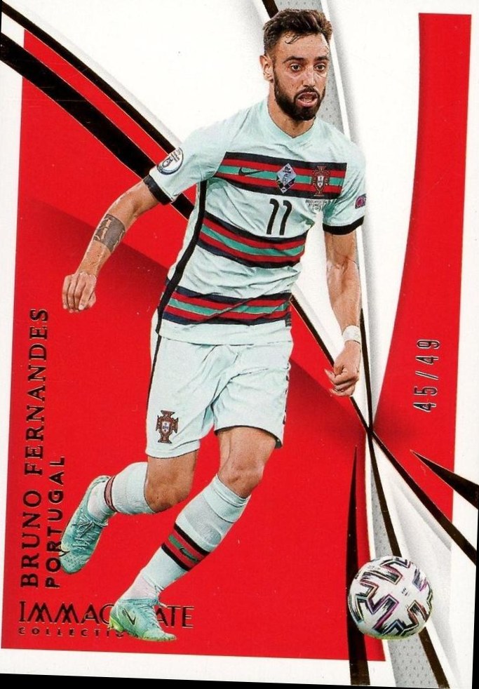 Bruno Fernandes 2021 Panini Immaculate Collection