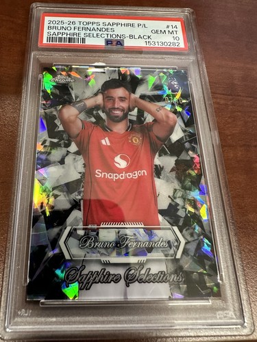 Bruno Fernandes 2025 Topps Sapphire /10