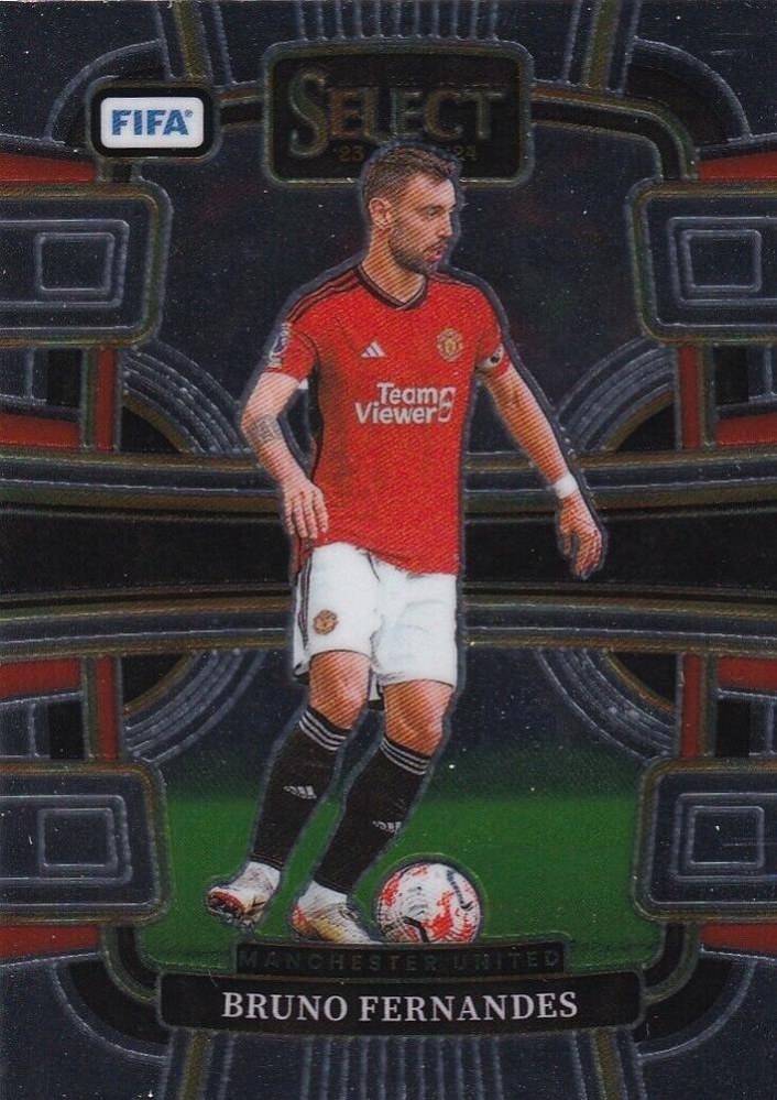 Bruno Fernandes 2023 Panini Select Purple