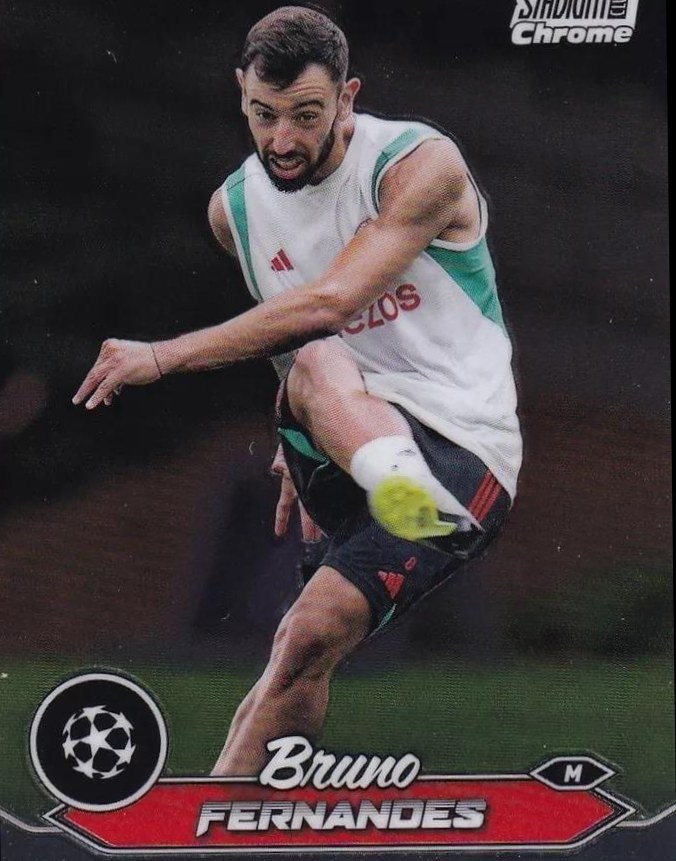 Bruno Fernandes 2023 Topps Stadium Club Chrome UEFA Champions League