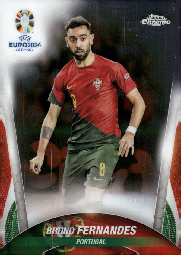 Bruno Fernandes 2024 Topps Chrome UEFA EURO