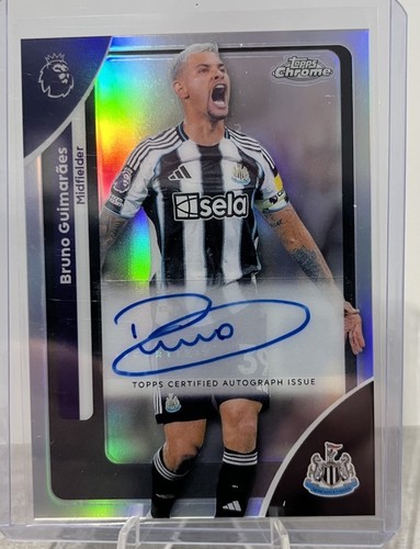 Bruno Guimaraes 2025 Topps Chrome Premier League