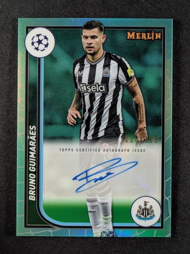 Bruno Guimarães 2023 Topps Chrome Merlin Aqua Refractor /199