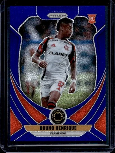 Bruno Henrique 2025 Panini Prizm Blue Glitter /149