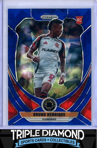 Bruno Henrique 2025 Panini Prizm Blue Ice /175