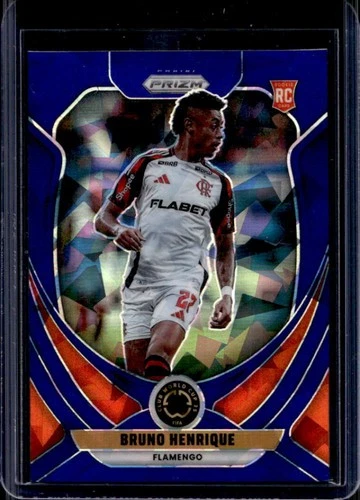 Bruno Henrique 2025 Panini Prizm Blue Ice /175