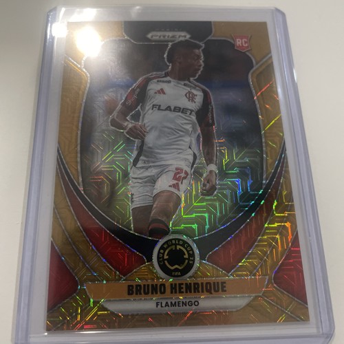 Bruno Henrique 2025 Panini Prizm Gold Mojo /25