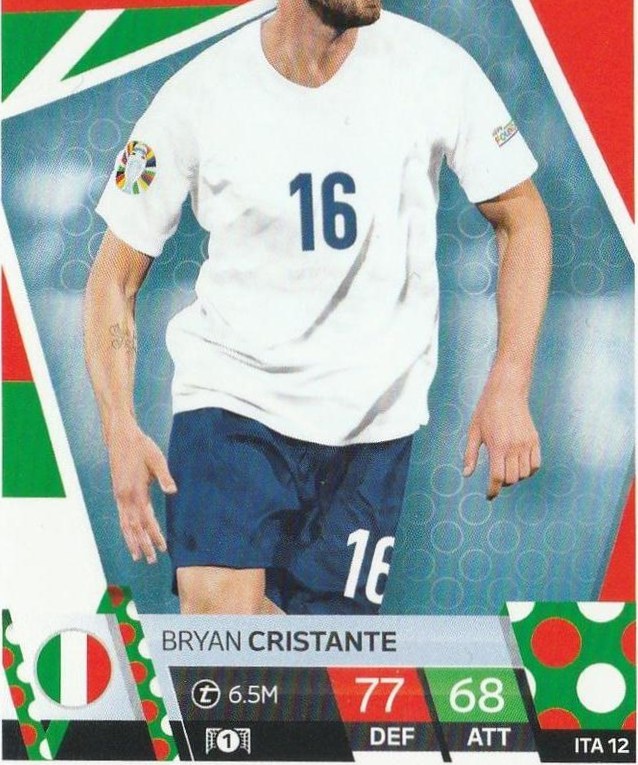 Bryan Cristante 2024 Topps Match Attax UEFA EURO