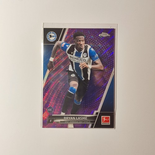 Bryan Lasme 2022 Topps Chrome Bundesliga Purple Wave /299