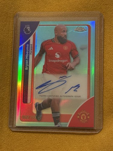 Bryan Mbeumo 2020 Topps Chrome Aqua /199