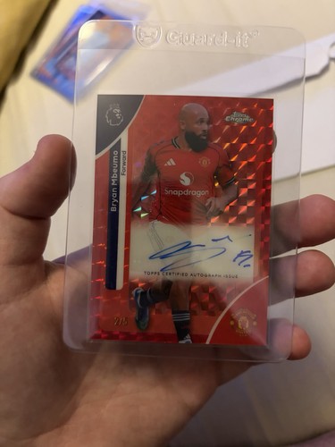 Bryan Mbeumo 2020 Topps Chrome Geometric Red /5