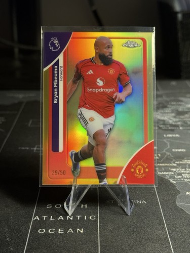 Bryan Mbeumo 2026 Topps Chrome Gold /50
