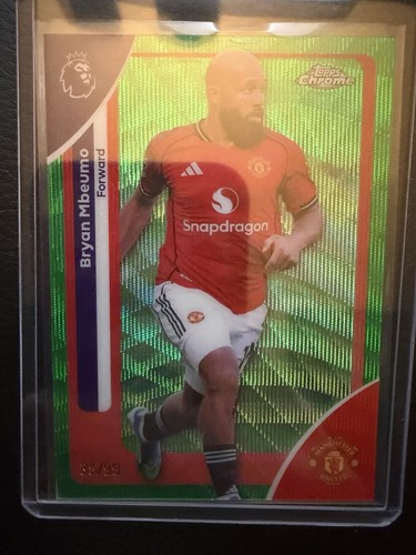 Bryan Mbeumo 2026 Topps Chrome Green Wave /99