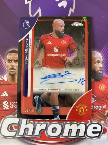 Bryan Mbeumo 2026 Topps Chrome Logo Refractor /10