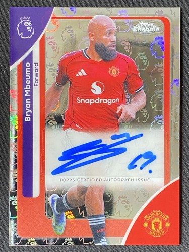 Bryan Mbeumo 2025 Topps Chrome Logo Refractor