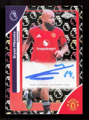 Bryan Mbeumo 2026 Topps Chrome Logofractor