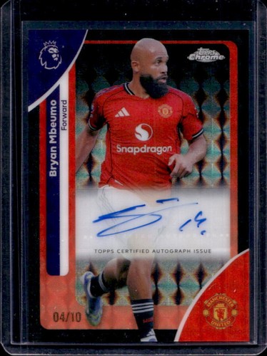 Bryan Mbeumo 2026 Topps Chrome Nero Geometrico /10
