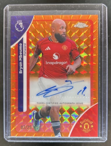 Bryan Mbeumo 2026 Topps Chrome Orange Geometric /25