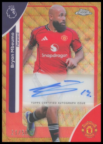 Bryan Mbeumo 2026 Topps Chrome Oro /50