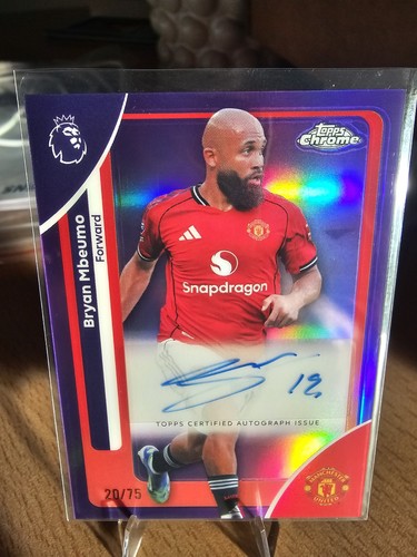Bryan Mbeumo 2026 Topps Chrome Premier League /75