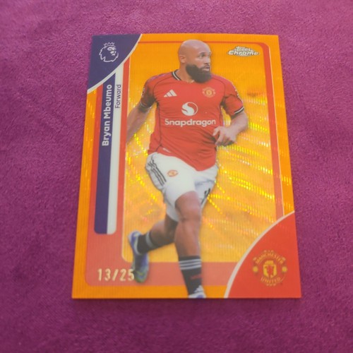 Bryan Mbeumo 2026 Topps Chrome Premier League Orange Refractor /25