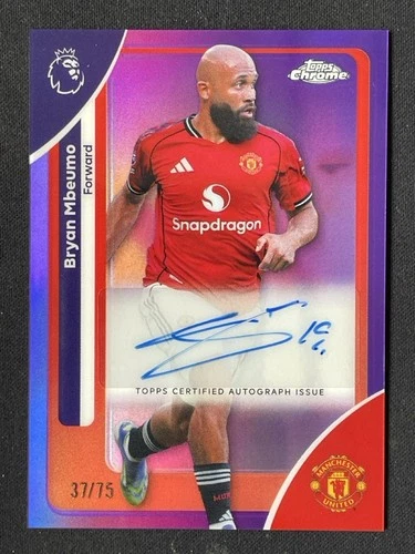 Bryan Mbeumo 2025 Topps Chrome Purple /75