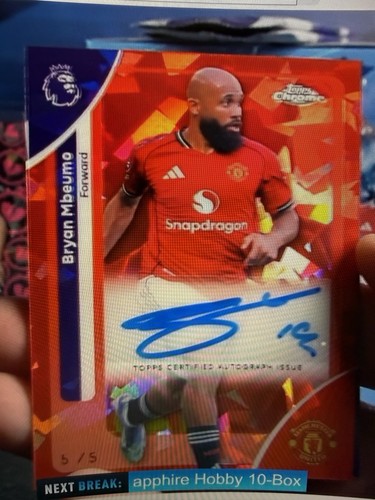 Bryan Mbeumo 2026 Topps Chrome Red /5