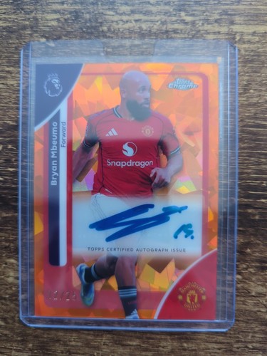 Bryan Mbeumo 2026 Topps Chrome Sapphire /25