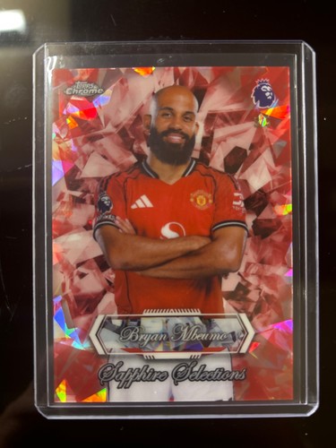 Bryan Mbeumo 2025 Topps Chrome Sapphire /5