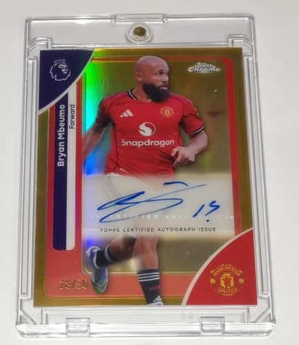Bryan Mbeumo 2025 Topps Chrome True Gold /50