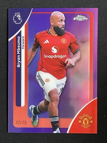 Bryan Mbeumo 2025 Topps Chrome Viola /75