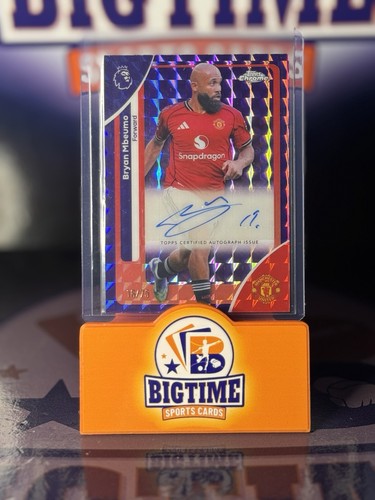 Bryan Mbeumo 2026 Topps Chrome Viola /75