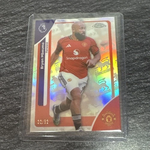Bryan Mbeumo 2026 Topps Cromo Premier League Logofractor /92