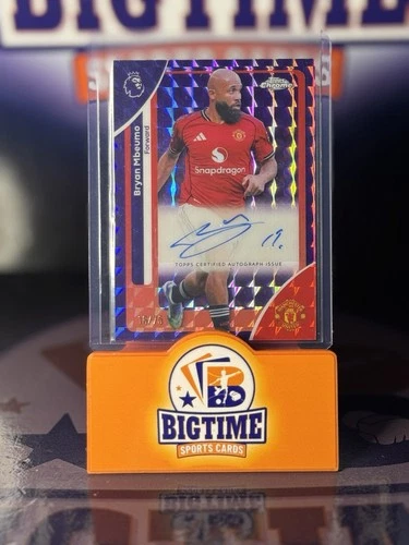 Bryan Mbeumo 2026 Topps Cromo Premier League Púrpura /75