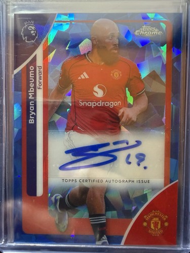 Bryan Mbeumo 2026 Topps Cromo Zaffiro Sapphire