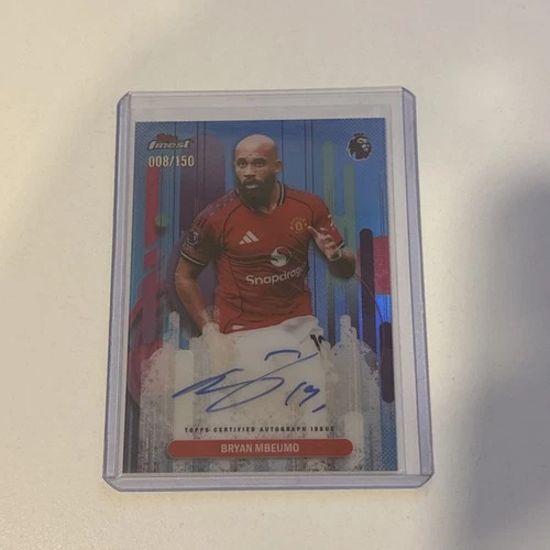 Bryan Mbeumo 2025 Topps Finest Blue /150