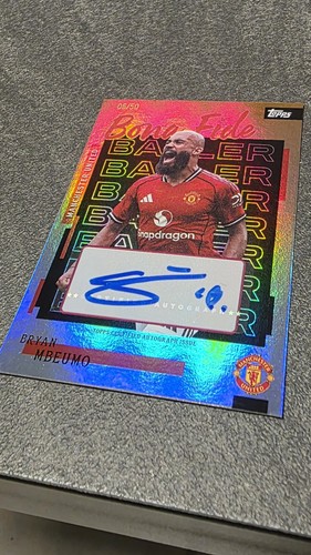 Bryan Mbeumo 2025 Topps Manchester United Team Set /50